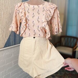 NWT Wild Fable Creamy Ivory Corded Shorts